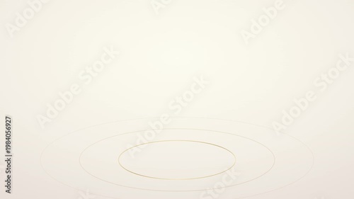 A circular object is embedded in a smooth surface indoors.