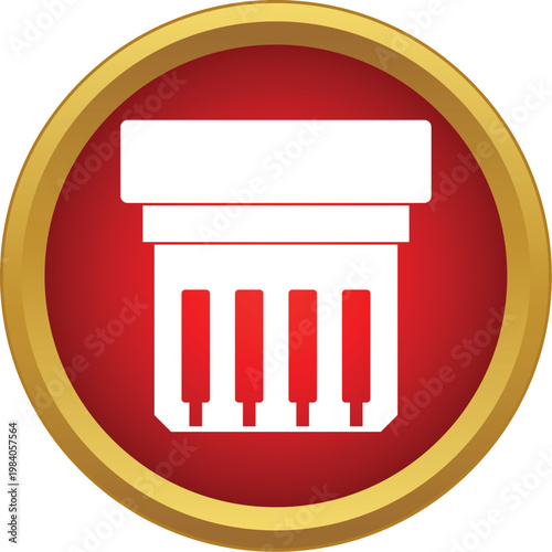 Ethernet port symbol representing network connection technology