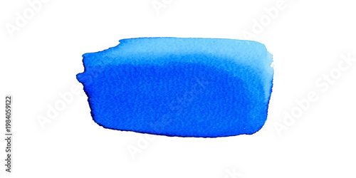 Isolated blue plastic bag and household cleaning equipment including a sponge and towel on a white background for hygiene and kitchen housework
