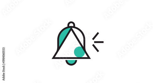 Notification Bell Icon Alert Symbol.