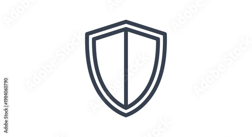 Shield icon protection symbol security.