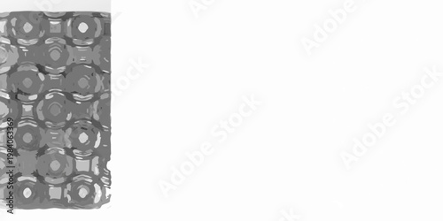 Abstract grayscale pattern resembling a cylindrical textured form