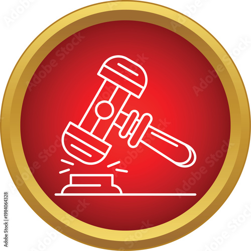 Gavel hitting a sounding block, representing legal decisions and authority