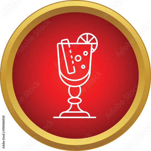 Illustrating a hot winter spiced beverage, perfect for holiday menus or seasonal promotions