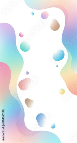 :
Dreamy soft abstract gradient cloud background with blurred pastel colors vector isolated on white