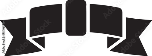 Circular laurel wreath isolated on transparent background.