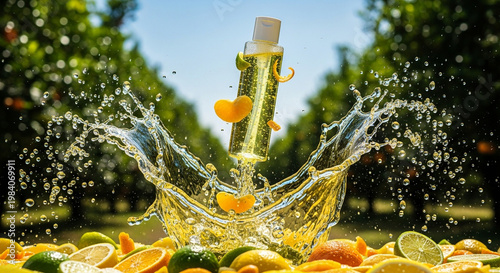 Daily beauty regimen for deep skin cleansing to combat pollution damage and maintain vitality with antioxidant rich Mediterranean citrus extract facial wash