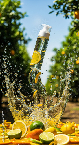 Natural cosmetic product demonstration for sustainable beauty branding to promote plant based skincare solutions and clean ingredient transparency for global consumers