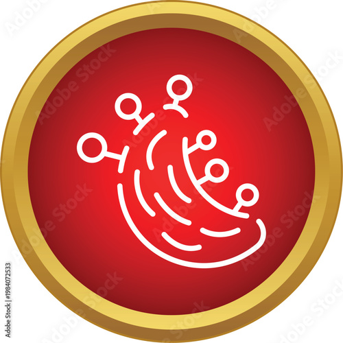 Acupuncture needles stimulating meridian points for alternative healing