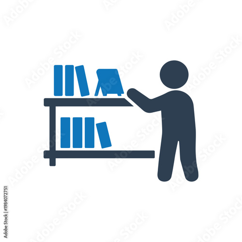 Book Collection Management Icon