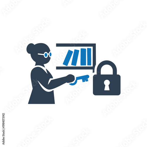 Accessing Restricted Knowledge Icon