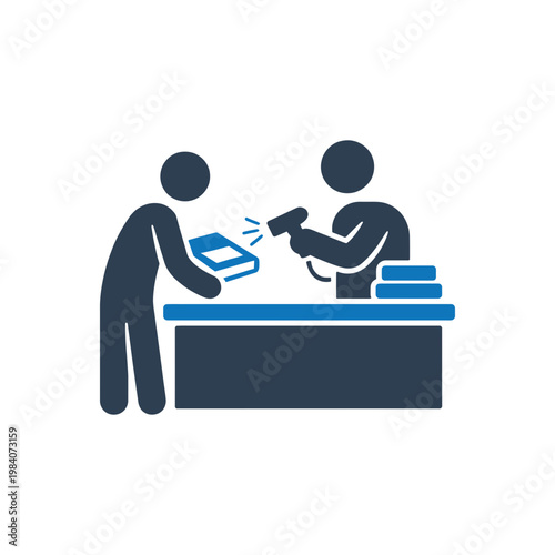 Processing Book Circulation Icon