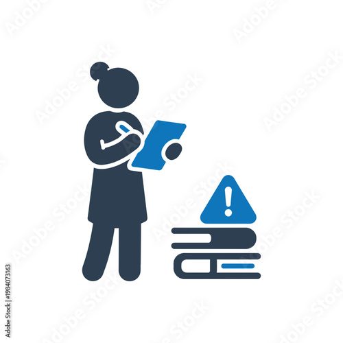 Cataloging And Inventory Audit Icon
