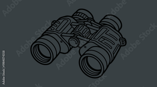Binoculars for observing and viewing.