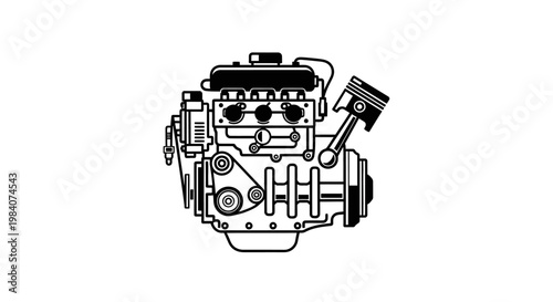Internal Combustion Engine Mechanical Parts.