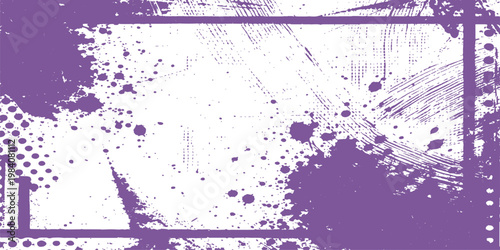 Abstract a creative composition, blending the vividness of purple hues and expressive textures, crafted to spark artistic interest.