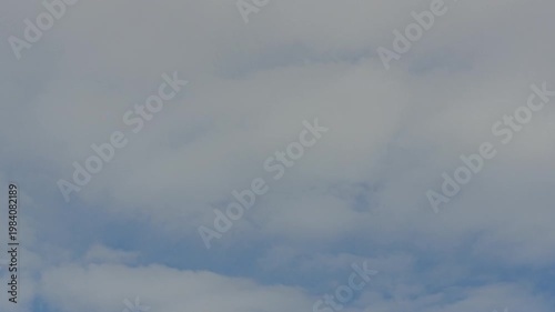 Motion Time lapse 4K Aerial view, Clouds move during the clear day.