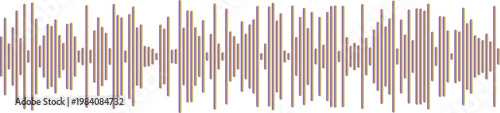 Abstract sound wave visualization a colorful spectrum of audio representation