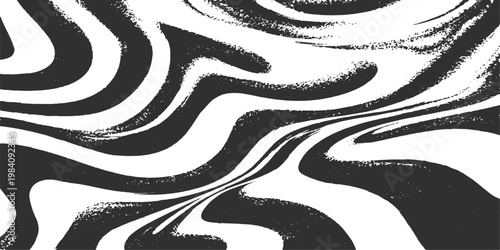 Abstract a monochrome depiction of organic shapes in waves, forming an abstract representation, the image's dynamic lines evoke a sense of fluid movement and visual intrigue.