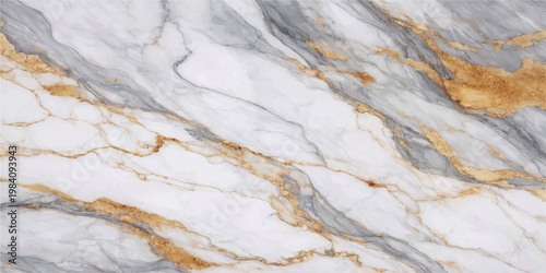 Abstract the image features a stunning macro shot of a polished marble, showcasing its intricate patterns of swirling veining in tones of gray and gold.