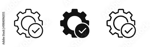 Optimized System Settings and Configuration Icon Set