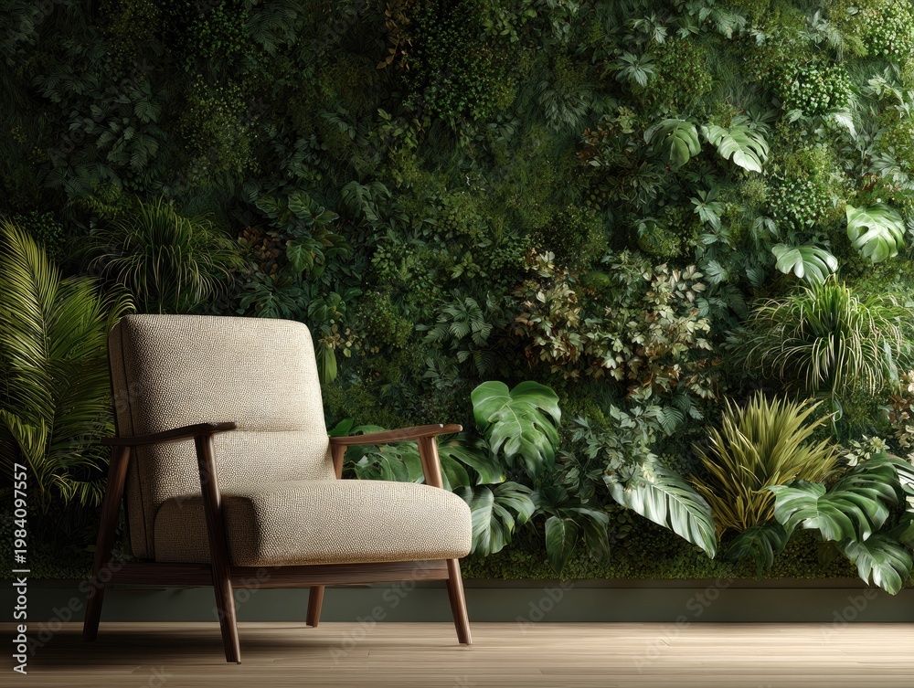 Obraz premium Verdant tranquility and comfortable repose