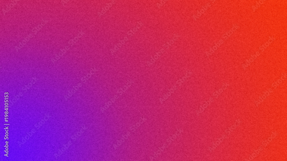 Fototapeta premium Vibrant Purple Pink and Orange Grainy Gradient Background Texture