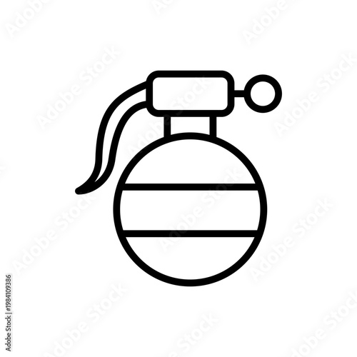 Grenade Line Icon