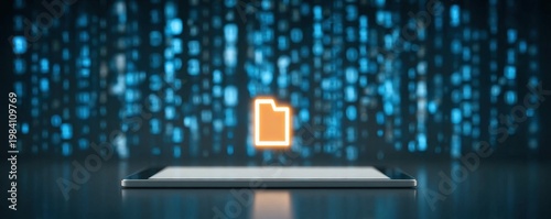 The goal for administration is to use a tablet to check a file and prevent an attack on the computing database.