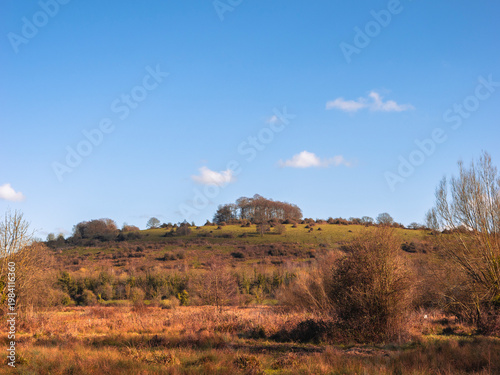 Bild auf Leinwand St. Catherine's Hill, Iron Age Hillfort, Winchester, England, UK.