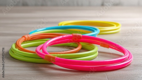 Diverse Sized Colorful Resistance Loop Bands for Fitness Training and Exercise