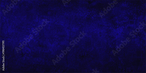 A dark blue grunge background with a vintage textured wall pattern features subtle hints of purple and pink paint on an aged paper material