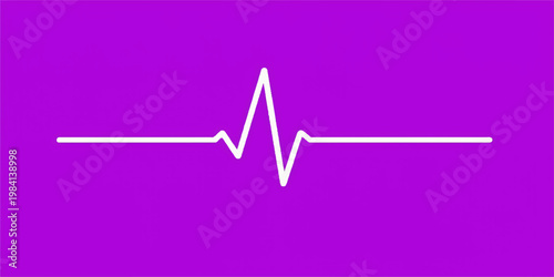 A medical heartbeat monitor displays a healthy pulse rate on a screen where the cardiogram graph wave forms a heart shape ekg line symbolizing life and hospital healthcare