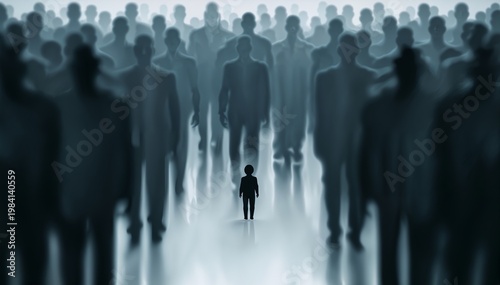 silhouettes of people