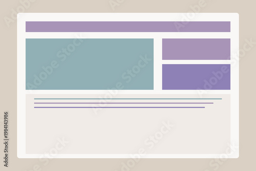 Digital product UI background with advanced analytics interface layered charts metric blocks and premium pastel vector dashboard layout design