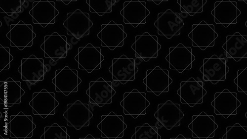 Geometric Pattern Design Featuring Repetitive Shapes on a Dark Background