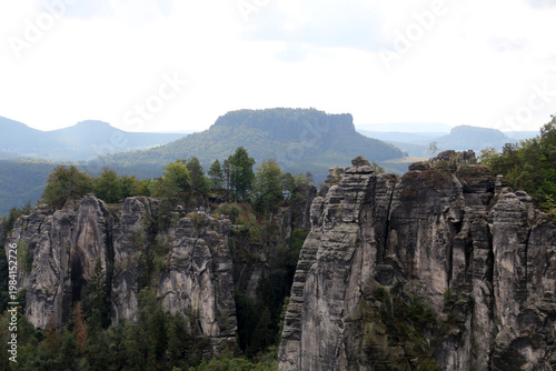 Elbe Sandstone Mountains in Saxon Switzerland, Germany