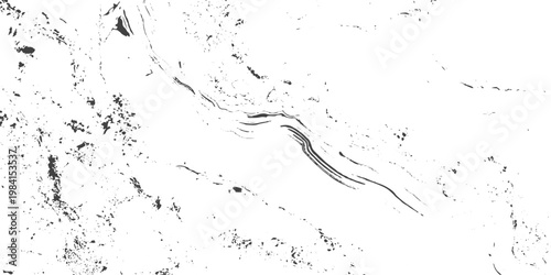 Vintage Grunge Texture, Black White Distressed Background, Scratched Edges, Antique Paper Style Overlay, Rough Surface Design.