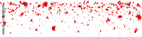 Red Confetti Rain