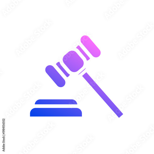 Judgement hammer icon