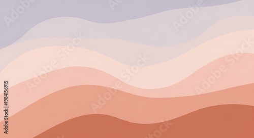 A gradient of pastel colors with a wavy pattern, featuring shades of pink, peach, and purple, set against a neutral background.