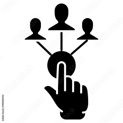 User Interaction Icon, Interactive Design Symbol, UI UX Interaction Concept, Digital Engagement Logo, User Experience Interface