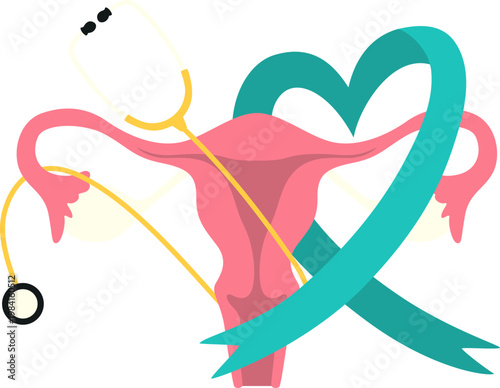 Cervical Cancer Awareness Icon