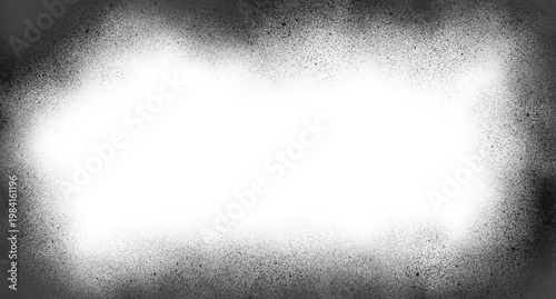 Dark dust particles frame isolated on transparent background