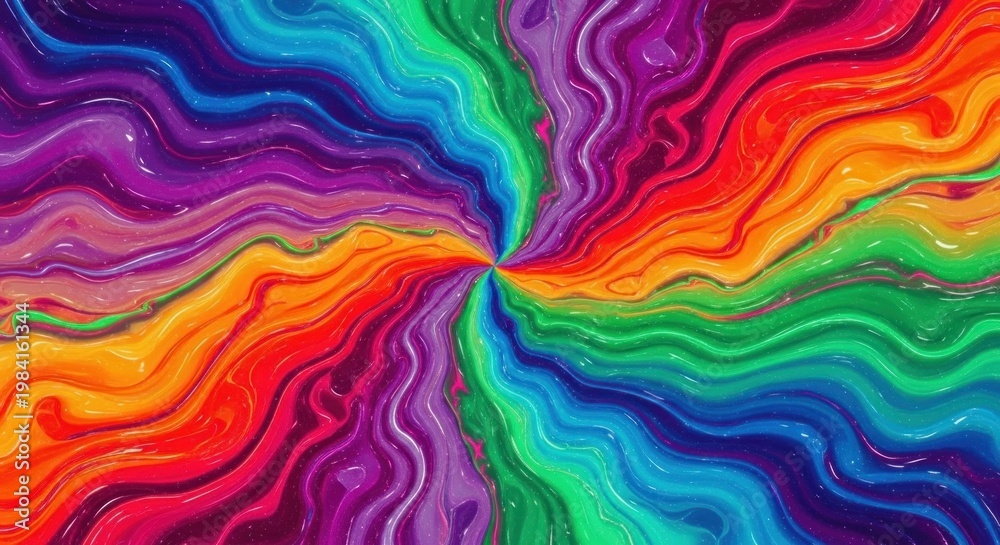 Obraz premium abstract colorful background with waves