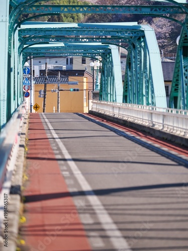 細い鉄橋、福島県福島市の松齢橋