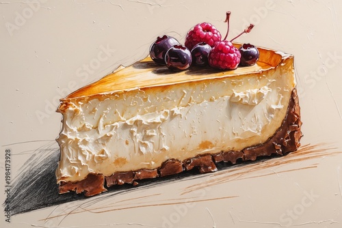 Painted Cheesecake