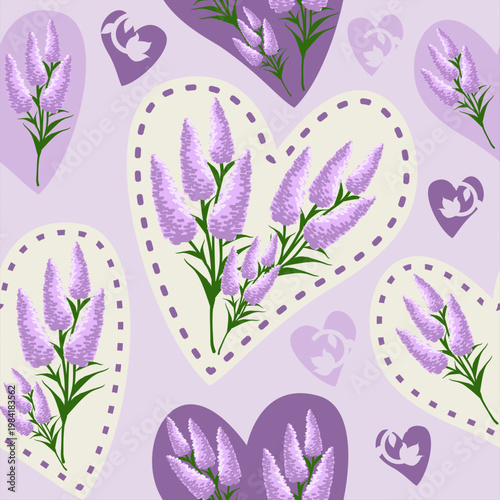 beautiful abstract floral pattern there are many flowers and botanical stuff in it such as petal leaf stem and pollen it gives lovely design of floral background floral wallpaper and floral bg