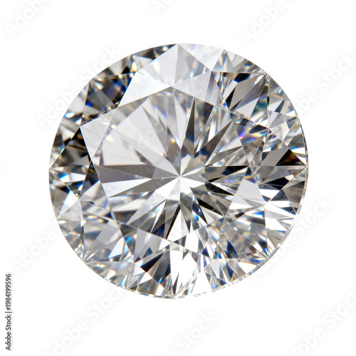 [Transparent Background PNG]Sparkling Round Brilliant Cut Diamond
