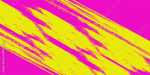 Grunge brush Neon colored urban punk background with halftone texture neon scratch